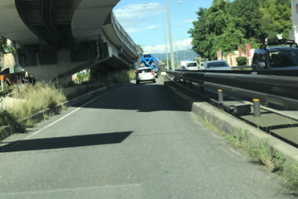 第２阪奈道路　宝来インターより