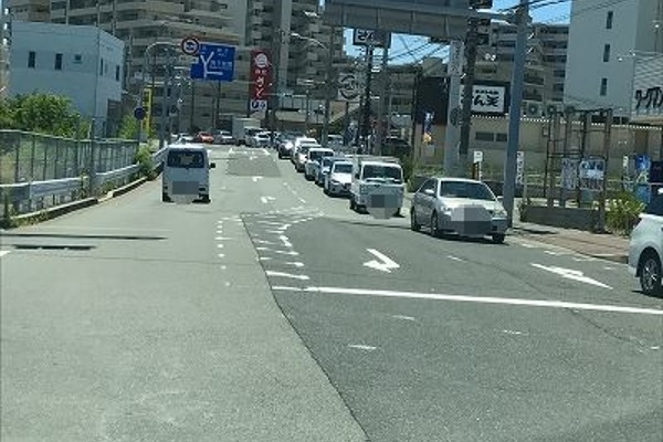 下り　第二神明　高丸インターが見えます。