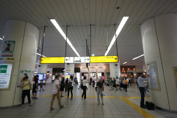 赤羽駅北改札口を出て東口方面に進みます。