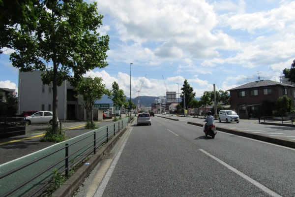 約220ｍ直進します。